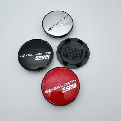 4pcs 59mm 51mm Car Wheel Center Caps With SSR Executor Logo Emblem Wheel Hubcaps Rims Center Dust Cover Replace Car Accessories