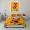 Portrait of a footballer. Bedding sets Duvet cover sets Duvet covers Pillowcases(1*Duvet Cover 2*Pillowcases without duvet insert)
