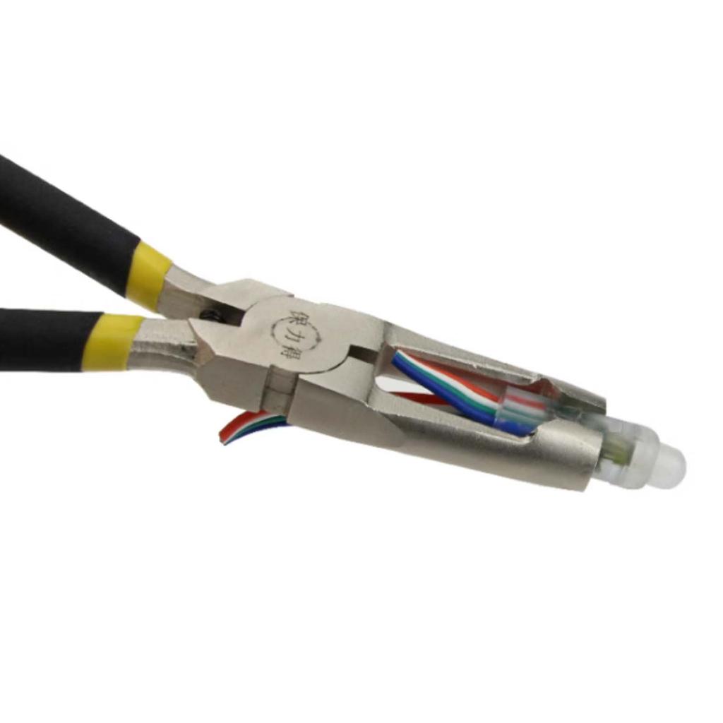 LED Lamp Gripping Pliers, LED Pixel Visible Light Socket Plier, Perforated Advertising Word Light Bulb Piercing Forceps