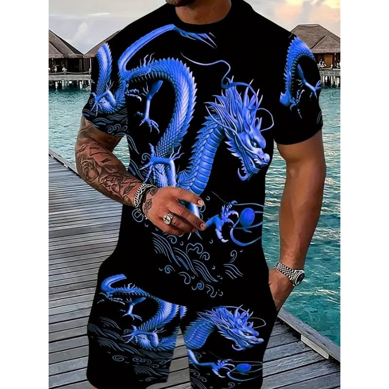 

Summer Men s 3D Digital Print Set 6XL