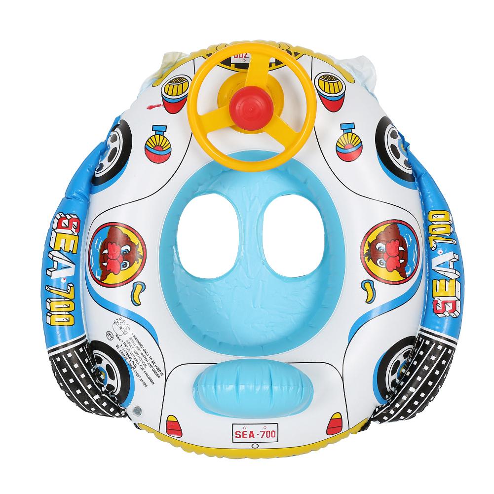 Baby Swimmer Circle Children Float Boat Water Toys PVC Inflatable Infant Swimming Seat Ring