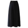 Temperamental Elegant High-Waist Woolen Pleated Skirt - Women's Mid-Length Swing Skirt