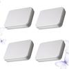 4Pcs Mini Tinplate Candy Boxes Portable Packaging Storage Containers for Wedding Party Birthday Gift Treat Crafts Flat Silver