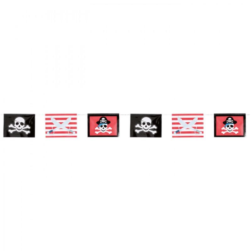 Amscan Banner mit Piratenflagge