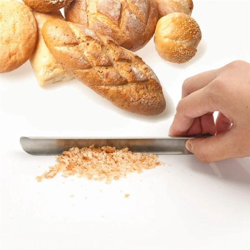 AEE4-Table Crumber Crumb Sweeper 304 Stainless Steel Crumb Scraper Food Remover Desk Cleaning Tool For Waiters