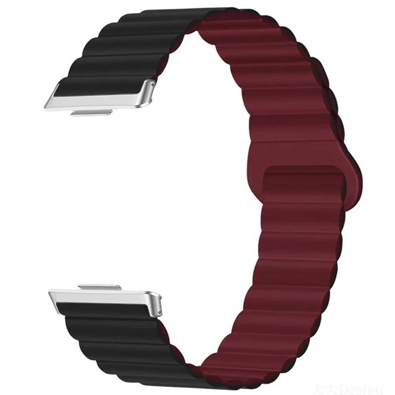 Silicone Sport Watchband For Huawei Watch Fit 4 Fit 4Pro Fit 3 Magnetic Loop Bracelet For Huawei Watch Fit3 Smartwatch Wristband