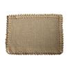 Braided Placemats Heat Resistant Jute Fringe Table Mats Hand Woven Non-Slip Place Mats Tea Cup Pad Indoor Dining Table Decor New