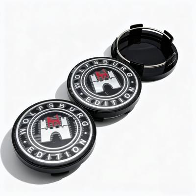 4pcs 58MM 54MM Wolfsburg Logo Emblem Badge Car Wheel Center Caps Wheel Hubcaps Rim Hub Center Dust Cover Replace Car Accessories