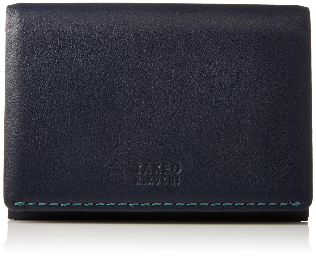 Business Card Holder Card Case Morbido Series Navy [Takeokikuchi] Men's