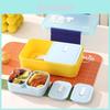 Student Bento Box With Multiple Compartments For Office And School Use
