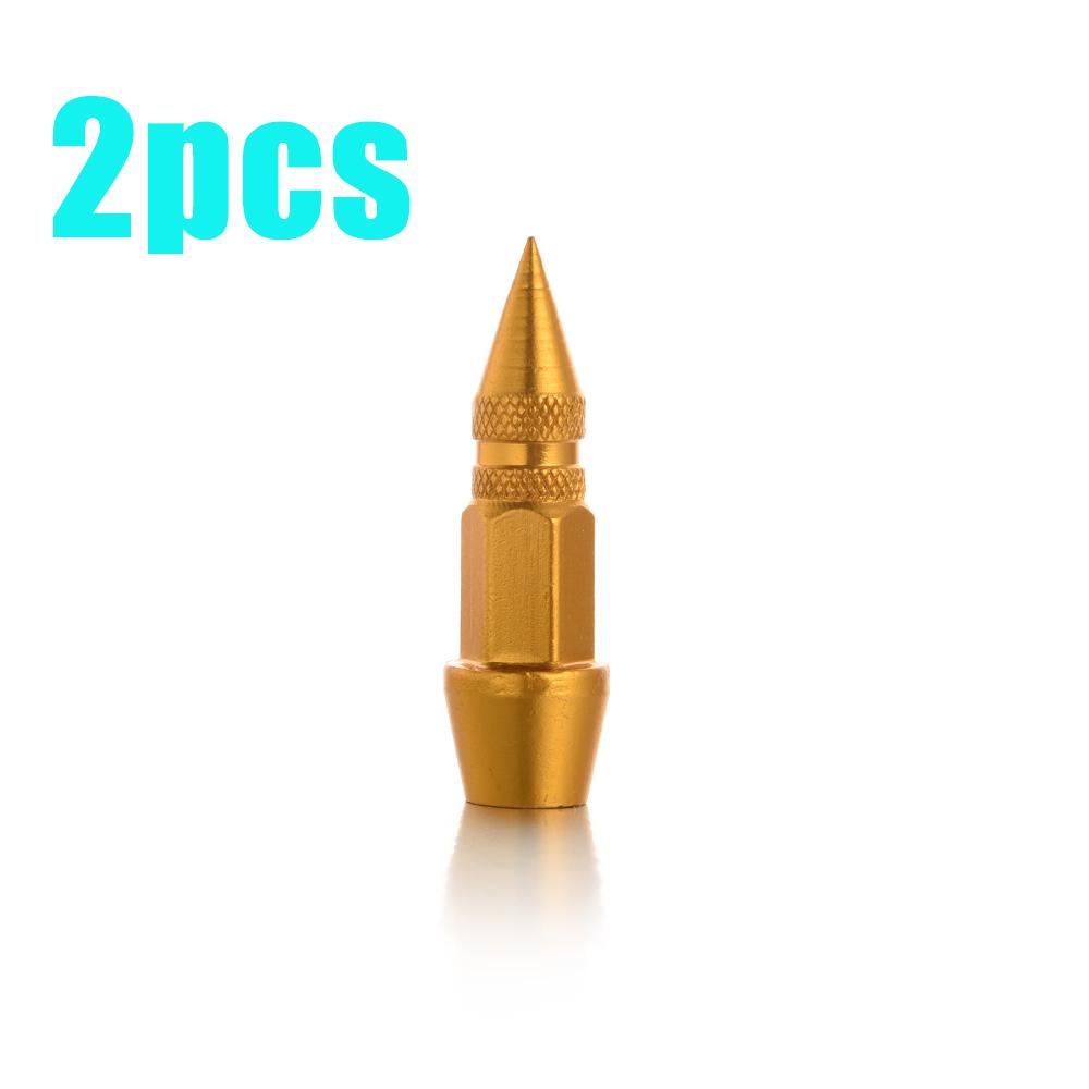 2/4pcs Long Pointed Tire Valve Caps for Automobiles and Motorcycles Tire Valve Cover Wear Parts Car Accessories