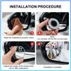 2Pcs Adjustable 360 Degree Car Blind Spot Rear View Mirror Angle For Volvo 240 C70 S40 S50 S60 S70 S80 S90 V40 V50 V60 V90 XC40 XC60 XC90 Vnl Truck