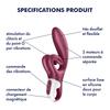 Red Rabbit G-Spot Vibrator Double Clitoral Stimulation Touch Me Satisfyer Cc597811 Sa