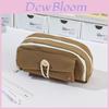 Canvas Multilayer Pencil Case For Students With Large Capacity Creative Design For School Use