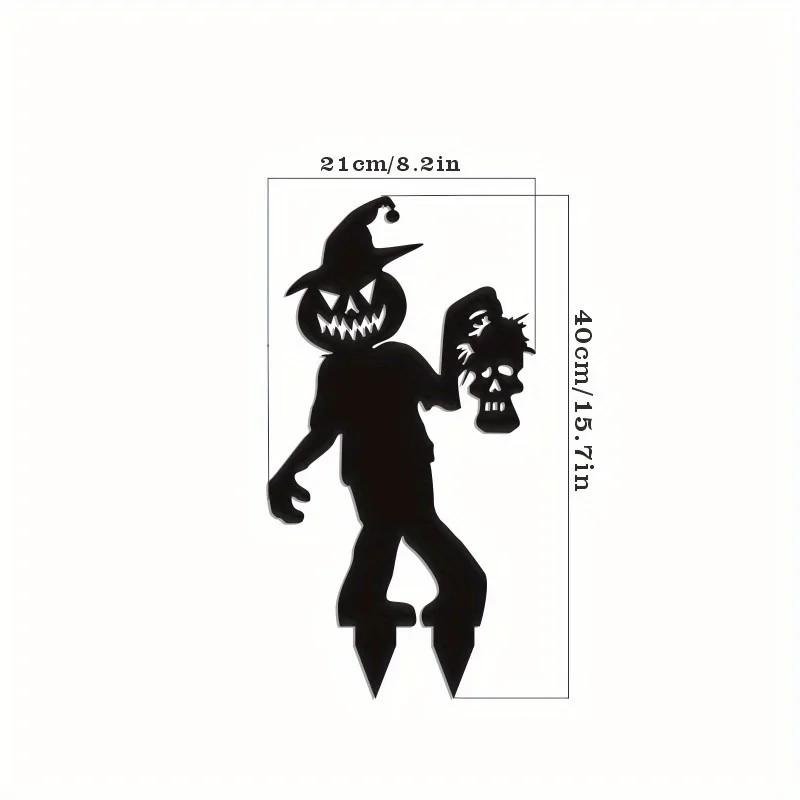 1 шт. Хэллоуин Металлический кол для украшения сада ведьмы — фото 8