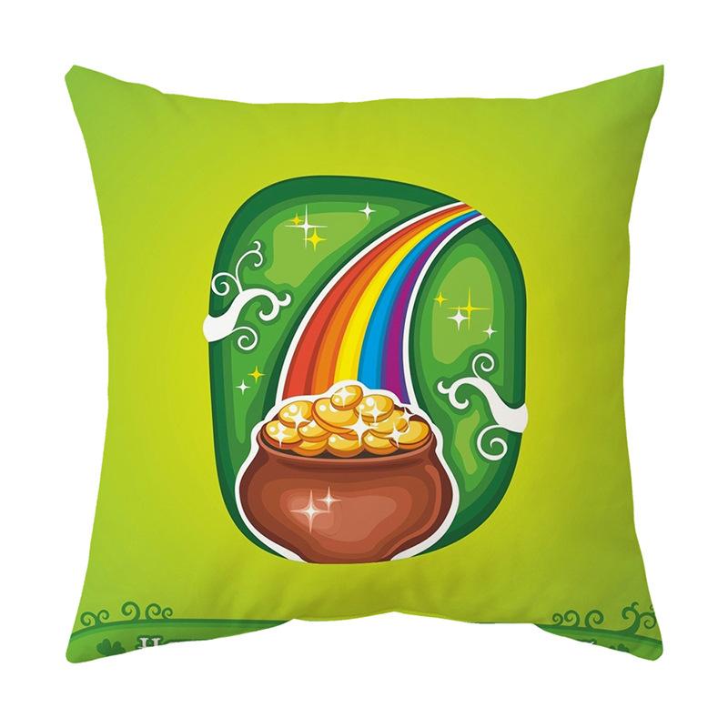 Cushion Pillow Cover Printed Cushion Cover St. Patrick's Day Gift