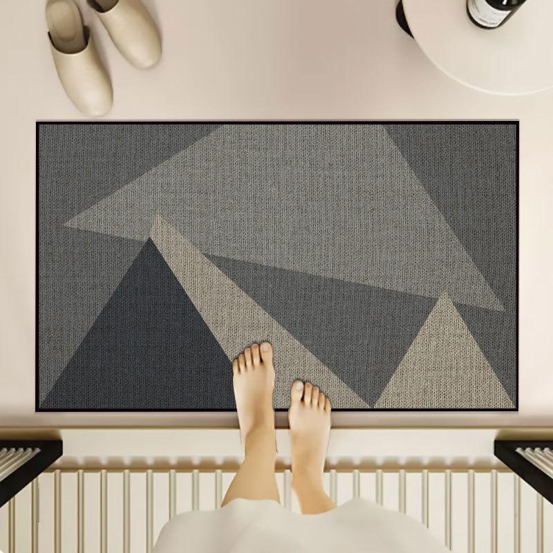 Entrance Door Mat Foot Mat Water Absorbing and Anti Slip Entrance Door Bathroom Entrance Hall Kitchen Carpet