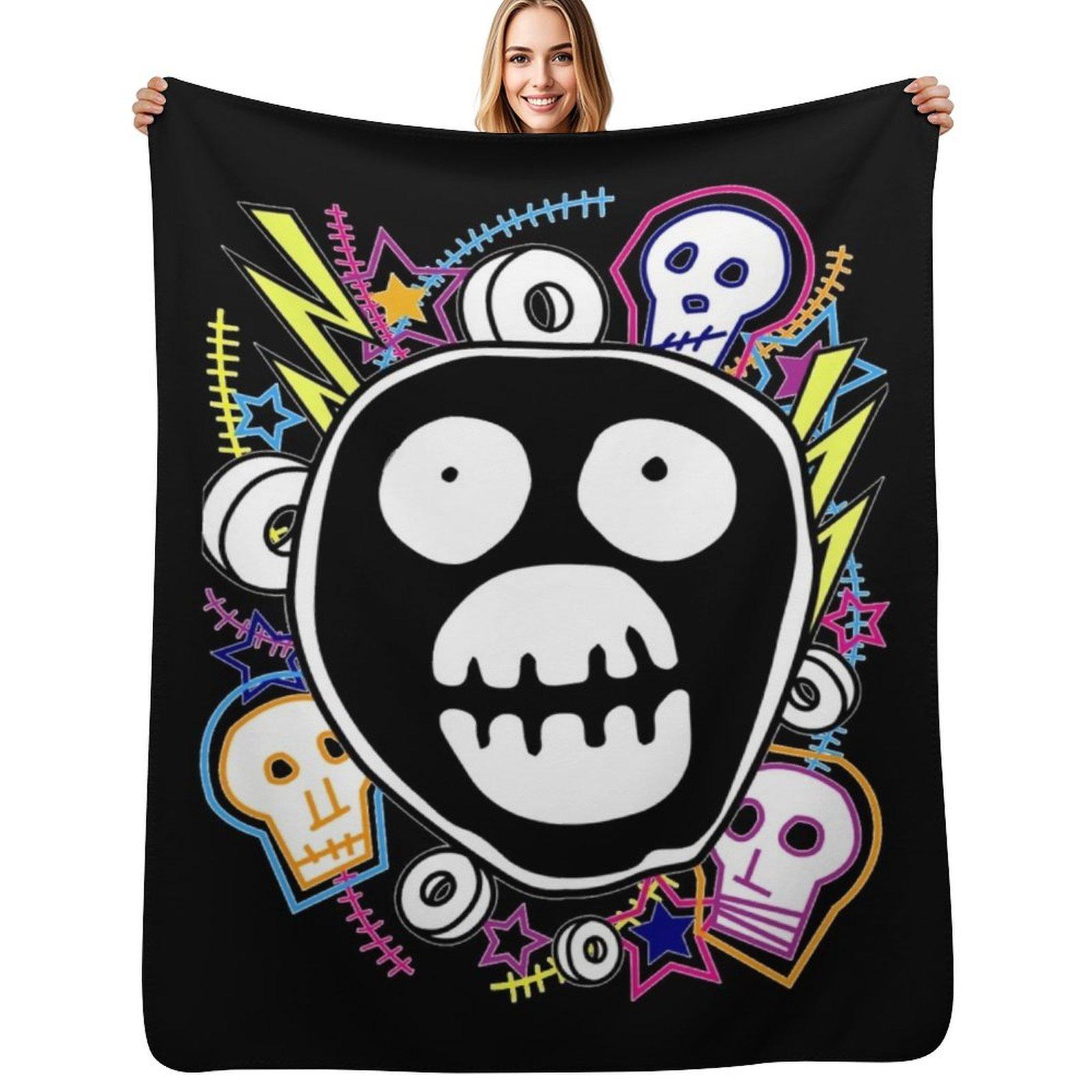 The Mighty Tee Throw Blanket Soft Comfort Blanket for Reading Watching TV 75x100cm