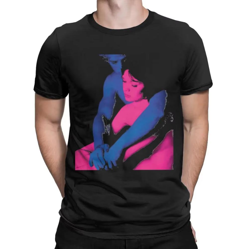 Who Really Cares TV Girl Men T Shirt Vintage Tees Short Sleeve Round Neck T-Shirts Cotton Unique Clothing