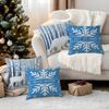 Christmas Reindeer Pillowcase Bedroom Sofa Cushion Cover 100% Polyester Living Room Cushion Pillowcase Home Decor