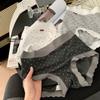 Ladies Summer Lovely Polka Dot High Spring Breathable Crotch Waist Triangle Briefs
