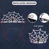 Queen Tiaras Hairhoop Crowns Headband for Parties Women Spiderweb Headband for Cosplay Costume