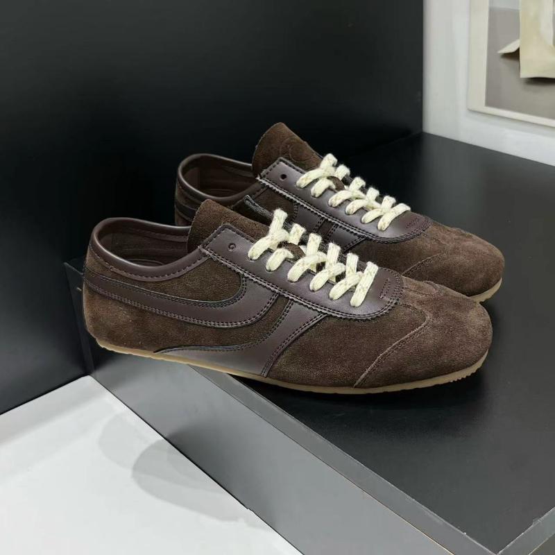 

Женские повседневные спортивные туфли из натуральной кожи на шнуровке, осень-зима, плюс бархатные кроссовки в стиле ретро из Германии 38