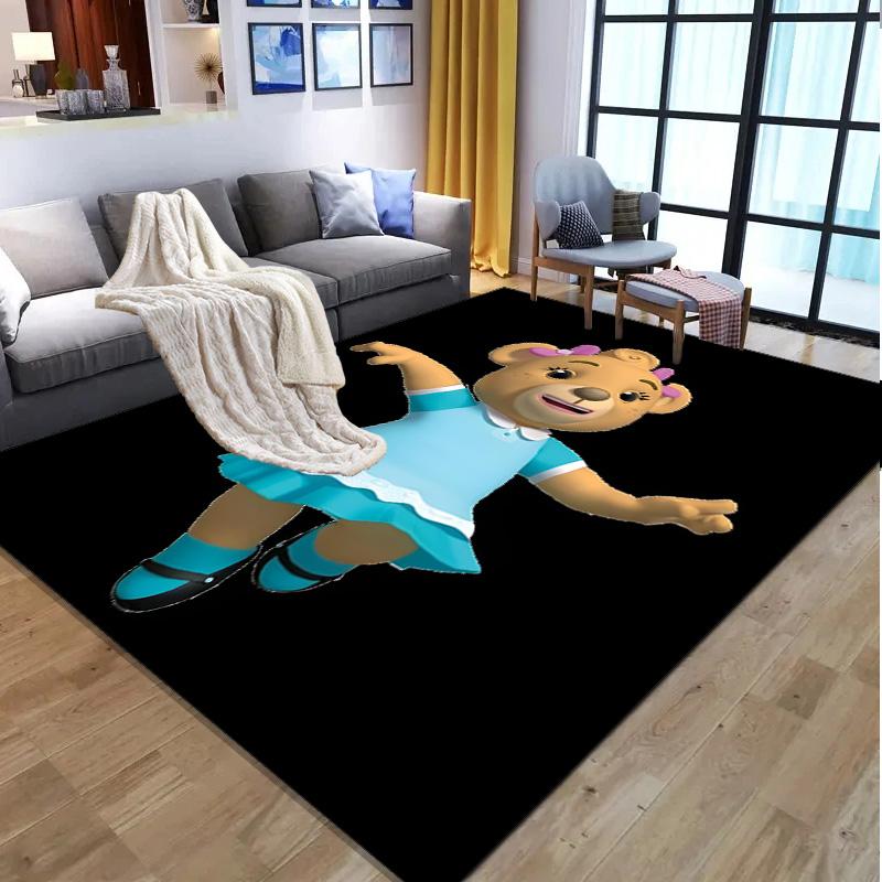 Bananas in Pyjamas Pattern Rug, Indoor/Outdoor Mat, for Picnic, Gameroom, Bedroom, Office, Living Room, Home Decor Carpet, Birthday Gift