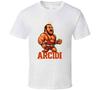 Ted Arcidi Retro Wrestling Legend Caricature Unisex T-Shirt