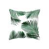 Fashionable Tropical Plant Polyester Pillowcase Office Fabric Sofa Cushion Cover Home Peach Leather Velvet Pillowcase