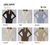 Plush Zipper Jumpsuit - Warm, Slimming, Long Sleeve Sportswear for Winter & Autumn