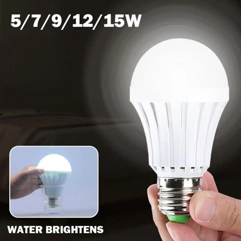 LED Emergency Lamps Outdoor Camping Light Bulb E27 Rechargeable Lamp 220V Light 7W 9W 12W 15W Emergency Lighting Bulb Equipment