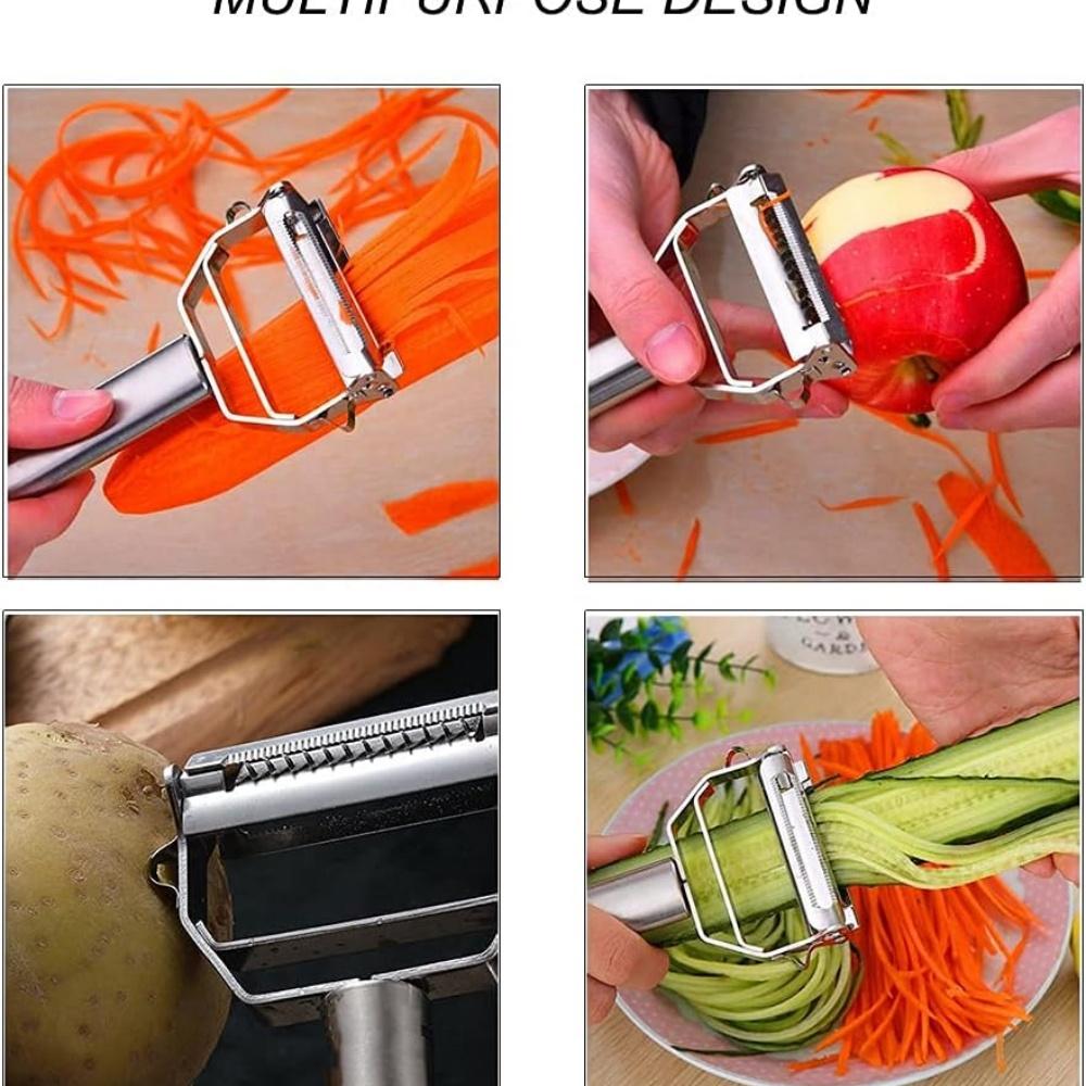 Stainless Double Sided Blade Multi-functional Peeler Vegetable Peeler Double Planing Grater Kitchen Accessories Cooking Tools