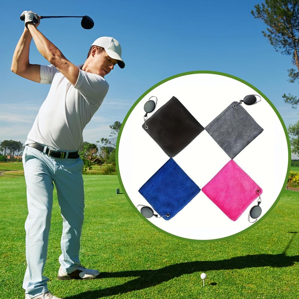 Advanced Golf Towel with Retractable Hook - A Durable and Highly Absorbent Dual-purpose Cleaning Cloth for Golfers, Available In Multiple Colors