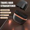 Mini-Haarglättbürste Wiederaufladbar Tragbar 3-stufige Temperaturregelung für Alle Haartypen Schnelles Aufheizen Verbrühungsschutz Heißbürste Freundliches Geschenk