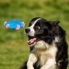 Cotton Rope Dog Chew Toy Squeaky Rope Dog Toy Teeth Grinding Dog Flying Disc  Teeth Cleaning
