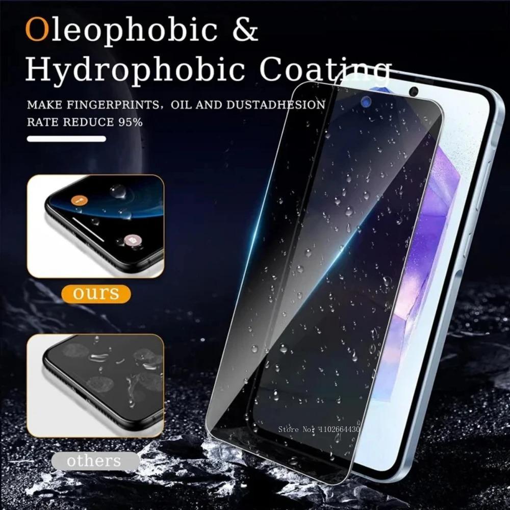 4PCSPrivacy Screen Protector for OPPO A78 A98 A58 A94 A95 A93 A91 A83 A73 A57 A56 A55 A54 A53 A52 A72 A92 A33 A35 A16 A15 A53S Glass