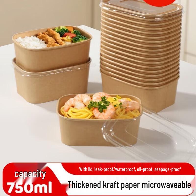 Microwaveable Square Takeaway Lunch Box