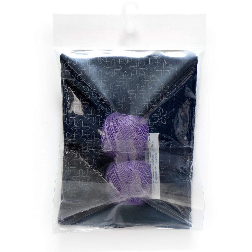 Olympus Draad Sashiko Kit IJzerdraad Clematis SK-416 - - (Indigo)