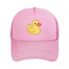Cute Rubber Duck Mesh Baseball Caps Snapback Fashion Baseball Hats Breathable Casual Casquette Outdoor For Unisexs And Womens