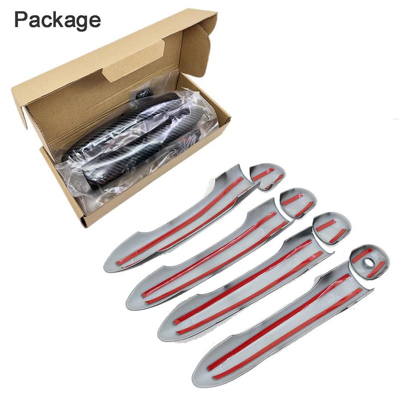 For Toyota Vios Yaris XP40 XP90 XP150 Belta 2002-2017 Chrome Door Handle Cover Trim Luxury Car Accessories 4pcs