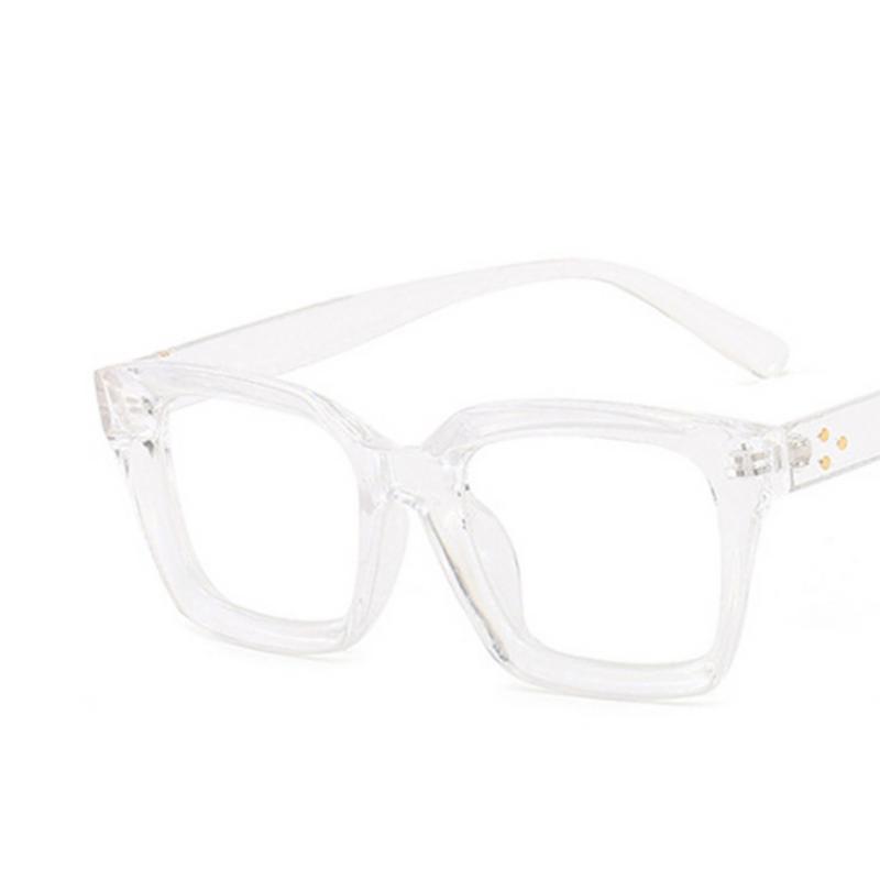 

Retra Square Concave Frame Clear Lens Glasses Ultra Light Myopia Nerd Spectacles Degree 0 -0.5 -1.0 -2.0 -3.0 -4.0 to -6.0 No degree 0