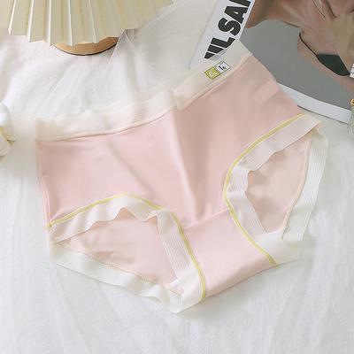 Braguitas para Mujer Color Fruta Fresca Suaves Cerosas Sedosas Lisas Sin Costuras Braguitas de Chica Braguitas para Mujer de Cintura Media