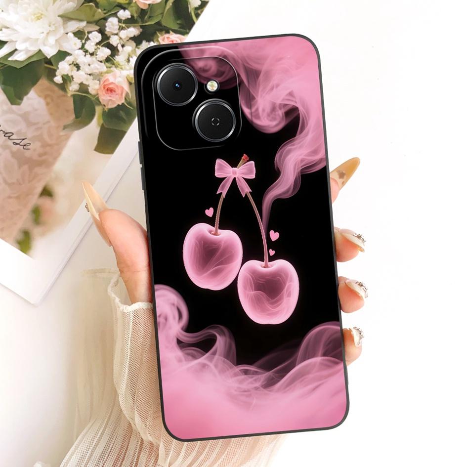 For Tecno Spark 40C Case KM4k Fashion Painted Liquid Silicone Soft TPU Shockproof Cover For Tecno Spark40C Pop 10 Pro Phone Case
