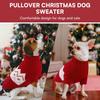 Queenmore Warm Dog Sweater, Soft Pet Knitwear, Knitted Pullover, Vlentines Day Gifts Winter Pet Clothes for Small Medium Dogs Cats