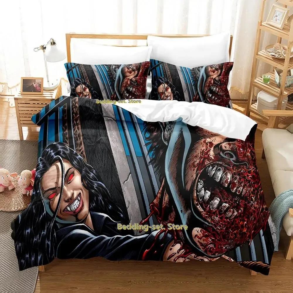 Comics Extinction Parade Bedding Set Cartoon Anime Three-Piece Set Adult Kid Bedroom Duvetcover Sets Funda Cama Infantil