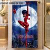 Beach TowelMiraculous Ladybug Custom Name Text Personalized Soft Towel for Beach Pool Indoor Home Decor Gift