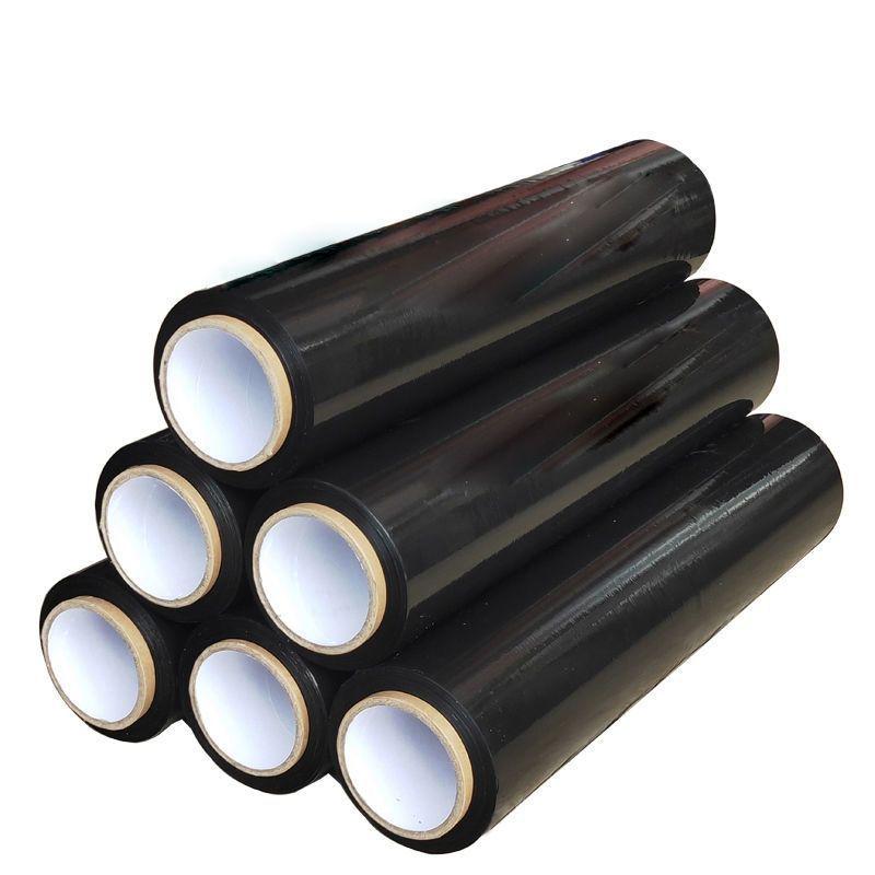 50cm Cling Film - 4x Stretch PE Packaging for Industrial Use, Marked in Stretch Meters