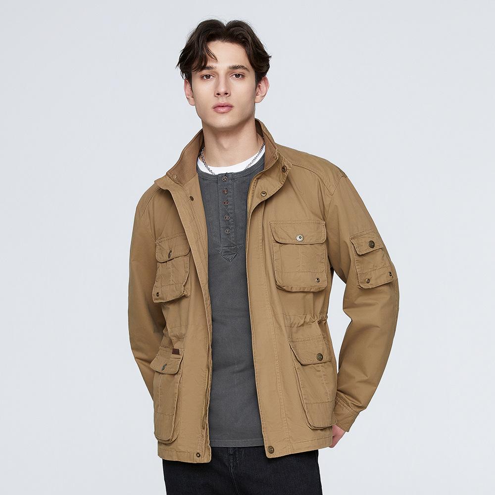 

Весенне-осенняя новая мужская верхняя одежда для работы на открытом воздухе, тонкая куртка, свободная и универсальная, повседневная мода XXXXL
