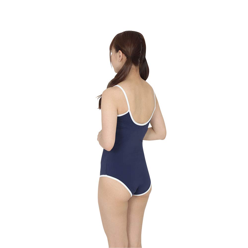 Be With School Swimsuit Navy White M Size Cosplay Costume Women's